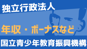 【2026最新】国立青少年教育振興機構職員の年収、ボーナス、モデル給与、初任給