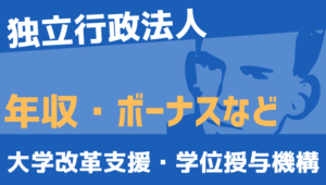 【2026最新】大学改革支援・学位授与機構職員の年収、ボーナス、モデル給与、初任給