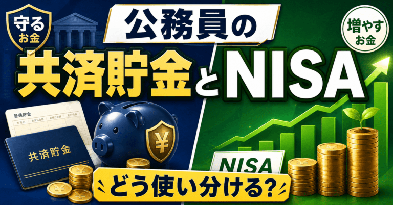 公務員の共済貯金とNISAはどっちがいい?使い分け方をわかりやすく解説