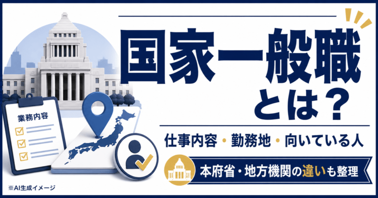 国家一般職とは？仕事内容・勤務地・向いている人をわかりやすく解説
