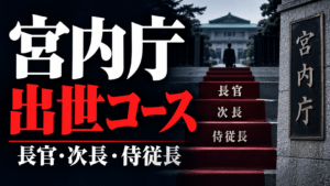 宮内庁の出世コースとは？長官・次長・侍従長の序列とキャリア